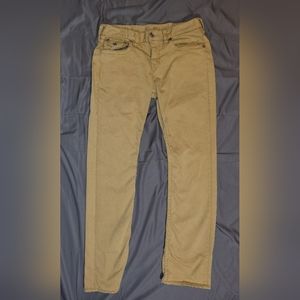 True Religion Mens Khaki Jeans